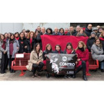 Due panchine rosse inaugurate davanti alla sede di CNA Bologna