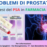 San Benedetto Val di Sambro. Autotest per la prostata in Farmacia Speghini di Via Risorgimento, 17