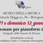 Bologna Maratona-Mozart. Nei giorni 11 e 12 gennaio 2025 al Museo della musica di Bologna con ingresso libero