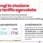 Stazione di San Benedetto Val di Sambro. Abbonamenti Tper a tariffa agevolata per i pendolari